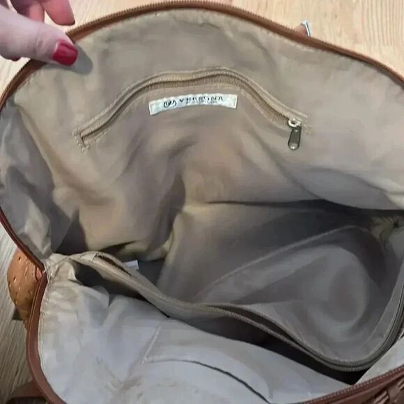 Brown Versona cross body option bag - Picture 4 of 7